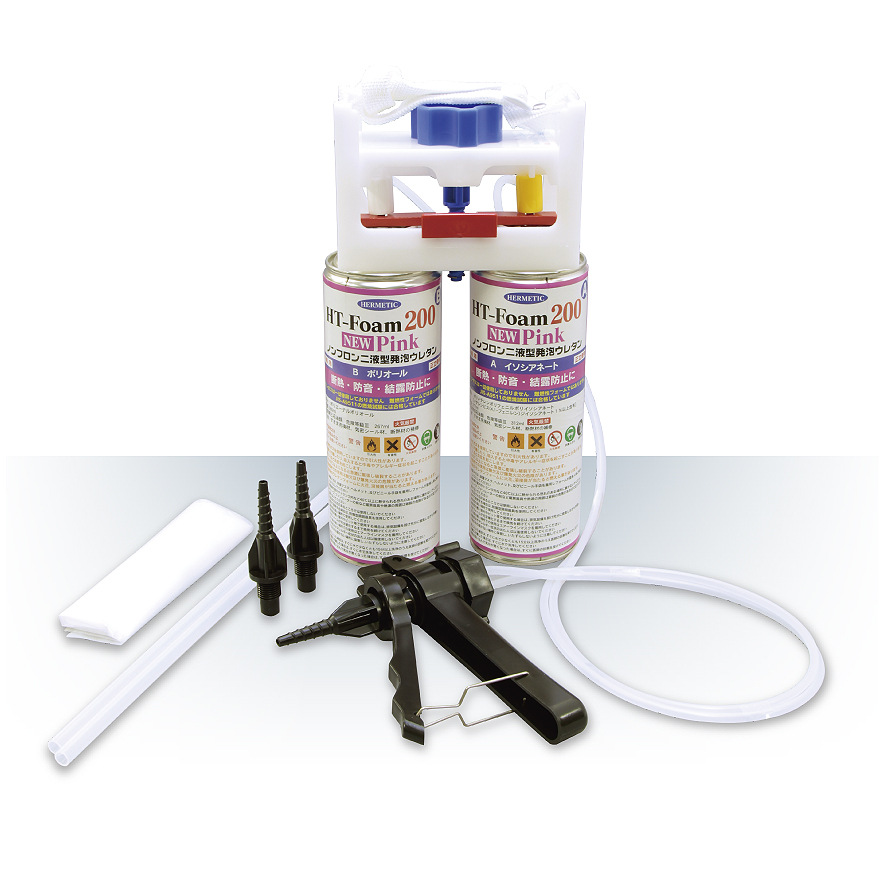 ヘルメチック HT-Form230 吹付け充填両用 簡易型発泡ウレタン450ml